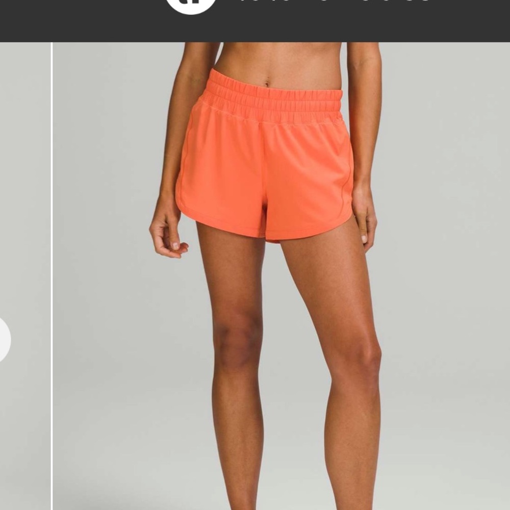 NWOT Lululemon track that HR short 3”